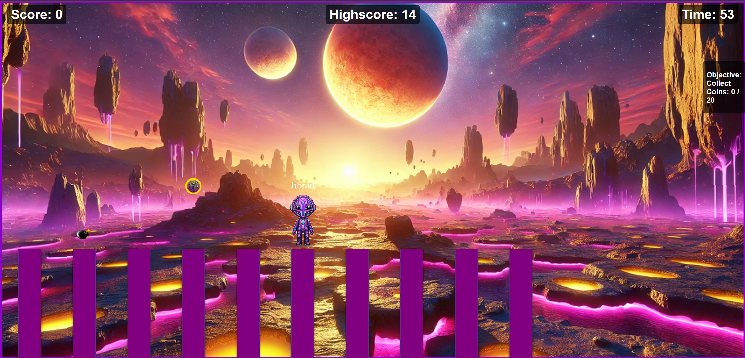 JavaScript Platformer Game